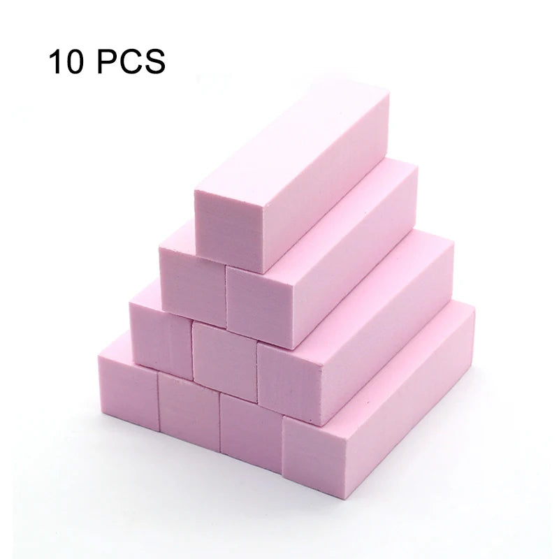 Nail Art Buffer Grinder Buffing Block White Nail File For Pedicure Tips Manicure Care Sponge Buffer Gel Polish Accessories Tools Nail Art Buffer Grinder Buffing Block White Nail File For Pedicure Tips Manicure Care Sponge Buffer Gel Polish Accessories Tools