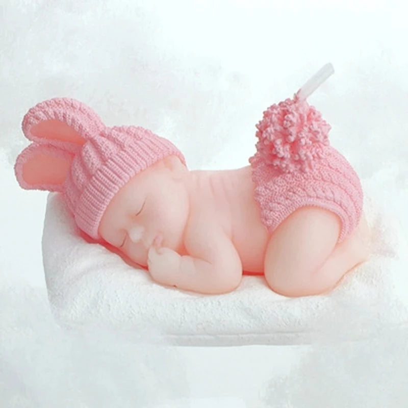 10pcs Children's party candle baby shower favor gift--Sleep Baby Smokeless candle kids Cute birthday candle party decoration 10pcs Children's party candle baby shower favor gift--Sleep Baby Smokeless candle kids Cute birthday candle party decoration