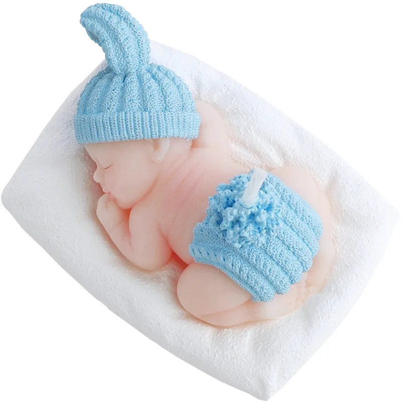 10pcs Children's party candle baby shower favor gift--Sleep Baby Smokeless candle kids Cute birthday candle party decoration 10pcs Children's party candle baby shower favor gift--Sleep Baby Smokeless candle kids Cute birthday candle party decoration