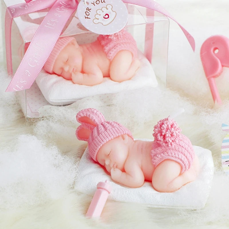 10pcs Children's party candle baby shower favor gift--Sleep Baby Smokeless candle kids Cute birthday candle party decoration 10pcs Children's party candle baby shower favor gift--Sleep Baby Smokeless candle kids Cute birthday candle party decoration