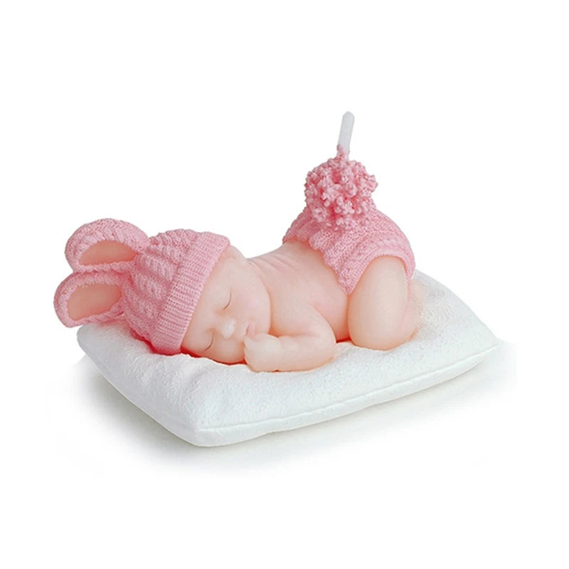 10pcs Children's party candle baby shower favor gift--Sleep Baby Smokeless candle kids Cute birthday candle party decoration 10pcs Children's party candle baby shower favor gift--Sleep Baby Smokeless candle kids Cute birthday candle party decoration