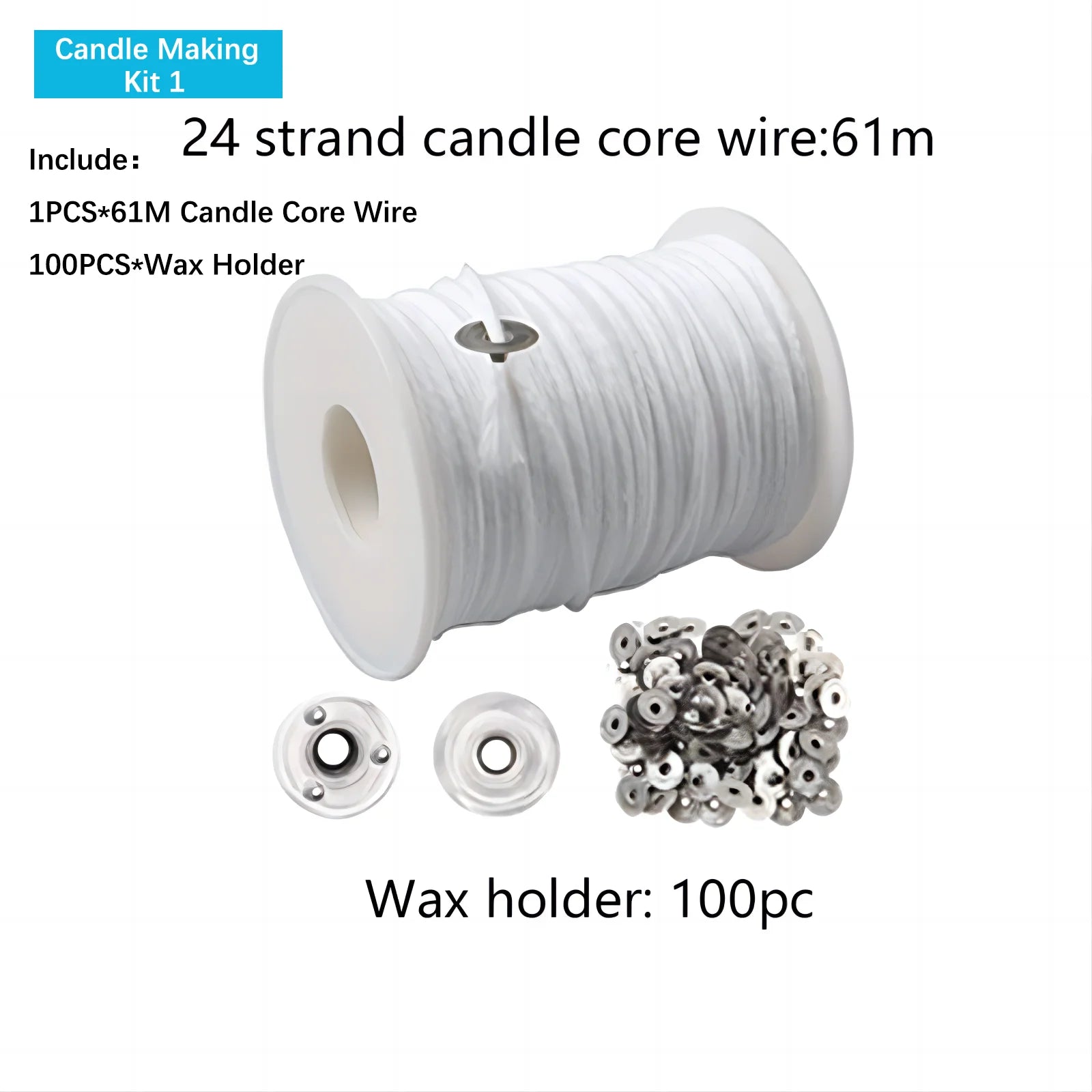 DIY Candle Making Tools Kit - Includes Pouring Pot Wax Melting Material Aromatherapy Wicks & Holder for Crafting Homemade Candle DIY Candle Making Tools Kit - Includes Pouring Pot Wax Melting Material Aromatherapy Wicks & Holder for Crafting Homemade Candle