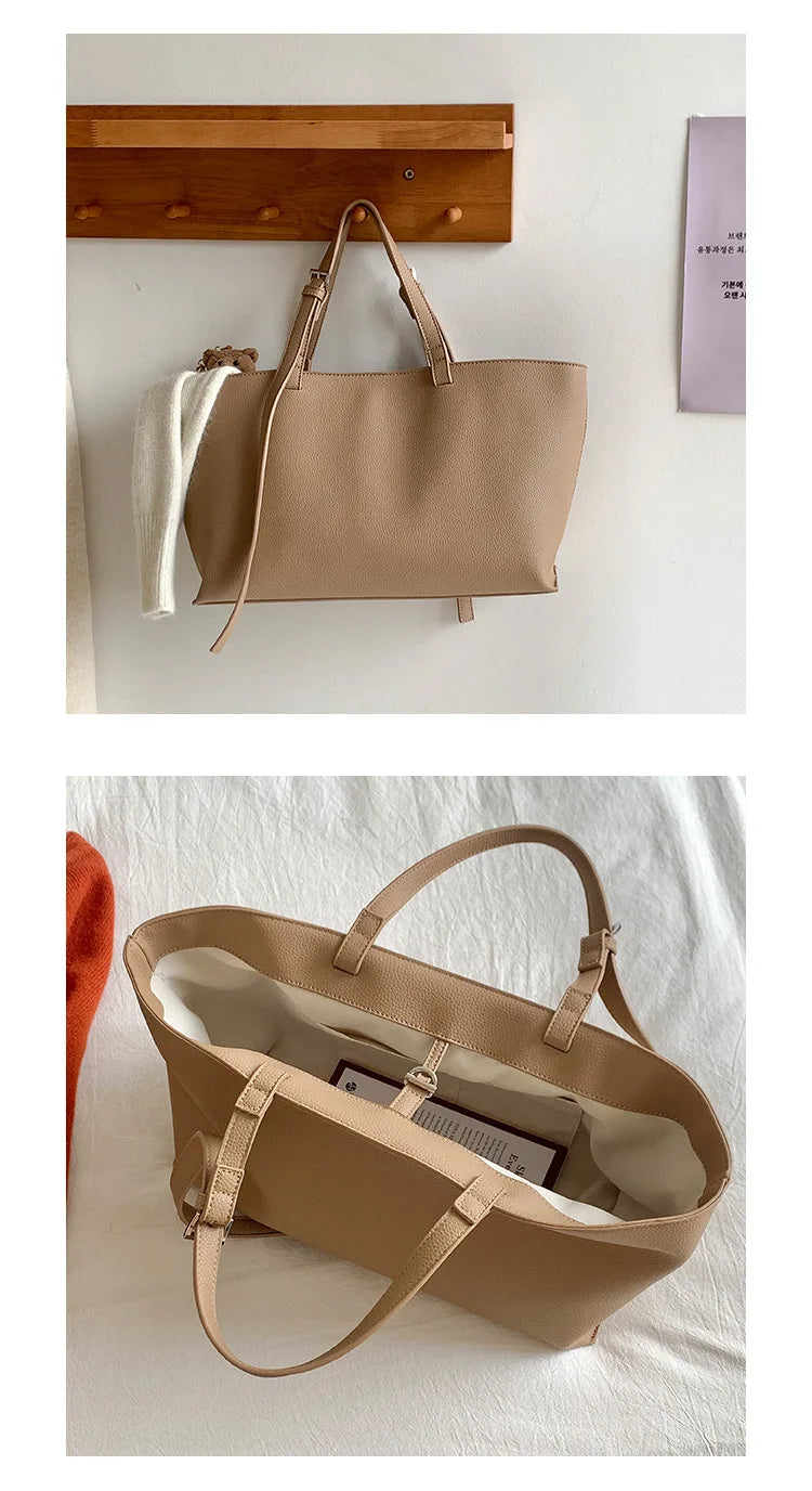 Casual Soft Tote Women Bag PU Leather Shoulder Bags for Women 2026 NEW High Quality Handbags and Purses Large Shopper Purses Casual Soft Tote Women Bag PU Leather Shoulder Bags for Women 2026 NEW High Quality Handbags and Purses Large Shopper Purses