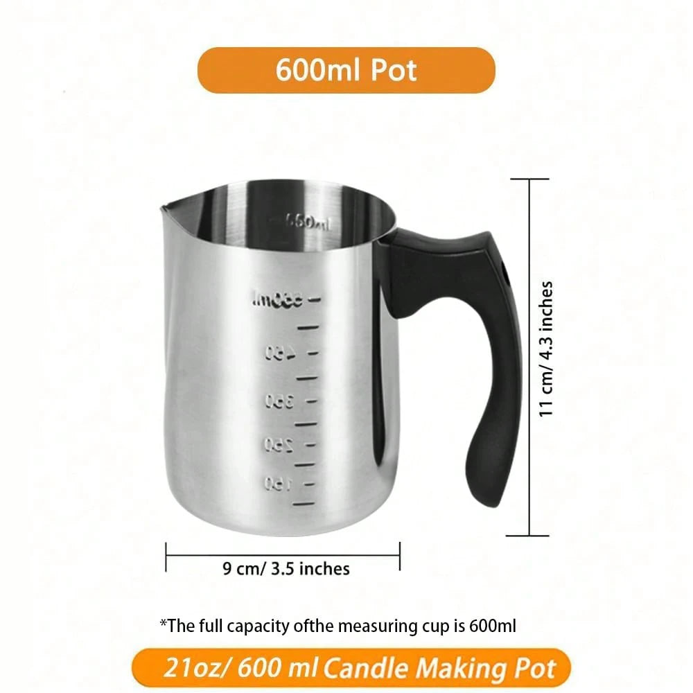 Candle Making Starter Kit Supplies Including Candle Make Pouring Pot Sticker Candle Wick Holder DIY Craft Tools for Adults Candle Making Starter Kit Supplies Including Candle Make Pouring Pot Sticker Candle Wick Holder DIY Craft Tools for Adults