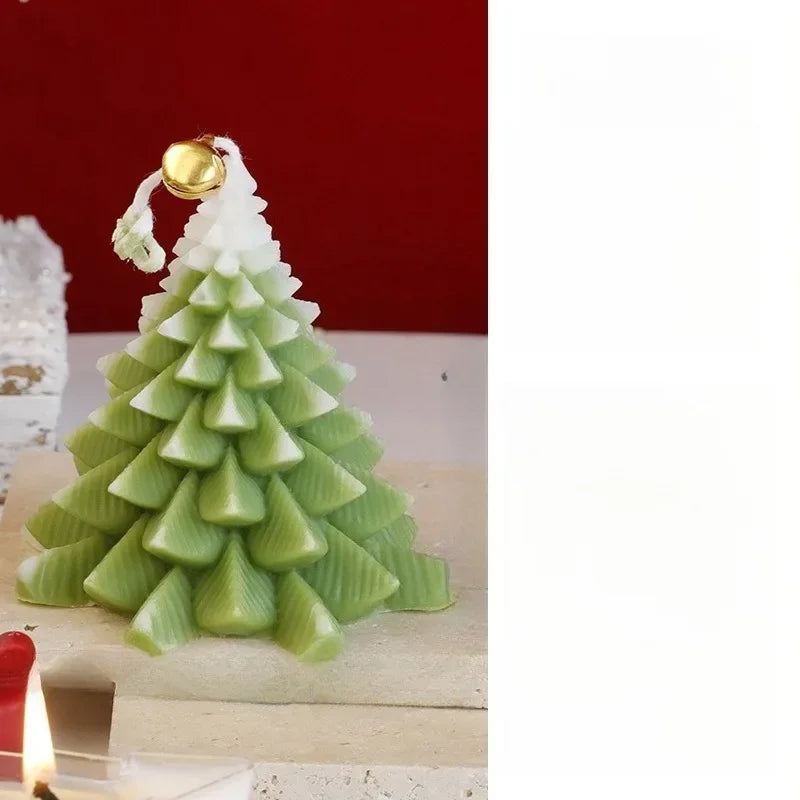 Handmade Christmas Tree Candles for Christmas Party Home Decoration and Holiday Gift Ornaments Fragrance Souvenirs Handmade Christmas Tree Candles for Christmas Party Home Decoration and Holiday Gift Ornaments Fragrance Souvenirs