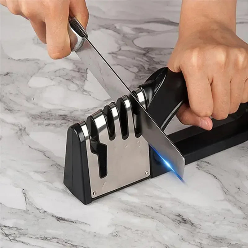 Kitchen 4 Segment Knife Sharpener Multifunctional Portable Non-slip Base Knife Sharpener Household Kitchen Gadgets Accessories Kitchen 4 Segment Knife Sharpener Multifunctional Portable Non-slip Base Knife Sharpener Household Kitchen Gadgets Accessories