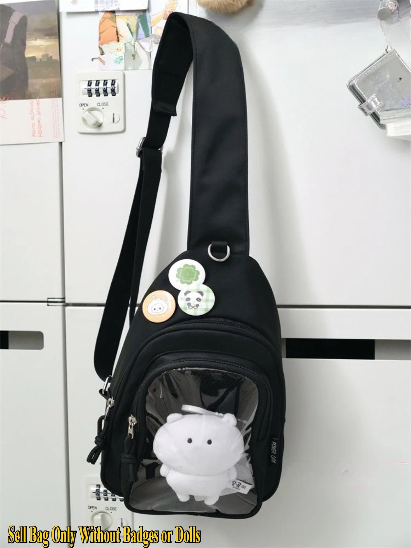 Kawaii Japanese Itabag Girls Soft Nylon Backpack Crossbody Bags 10CM Doll Ita Bag Women With Display Plate Cross Body Sling Bag Kawaii Japanese Itabag Girls Soft Nylon Backpack Crossbody Bags 10CM Doll Ita Bag Women With Display Plate Cross Body Sling Bag