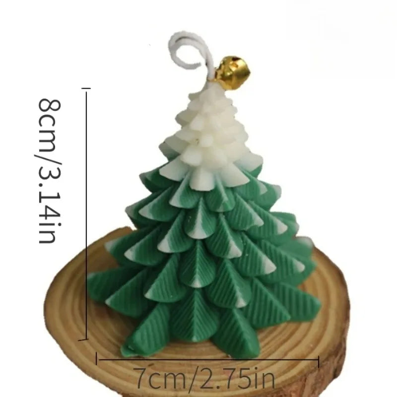 Handmade Christmas Tree Candles for Christmas Party Home Decoration and Holiday Gift Ornaments Fragrance Souvenirs Handmade Christmas Tree Candles for Christmas Party Home Decoration and Holiday Gift Ornaments Fragrance Souvenirs