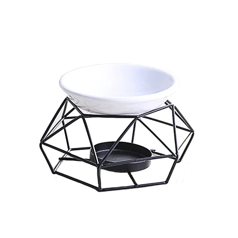 Nordic Candle Holder Aromatherapy Ceramic Oil Lamp Stainless Steel Base Aroma Burner Home Decoration Ornament Meditation Gift Nordic Candle Holder Aromatherapy Ceramic Oil Lamp Stainless Steel Base Aroma Burner Home Decoration Ornament Meditation Gift