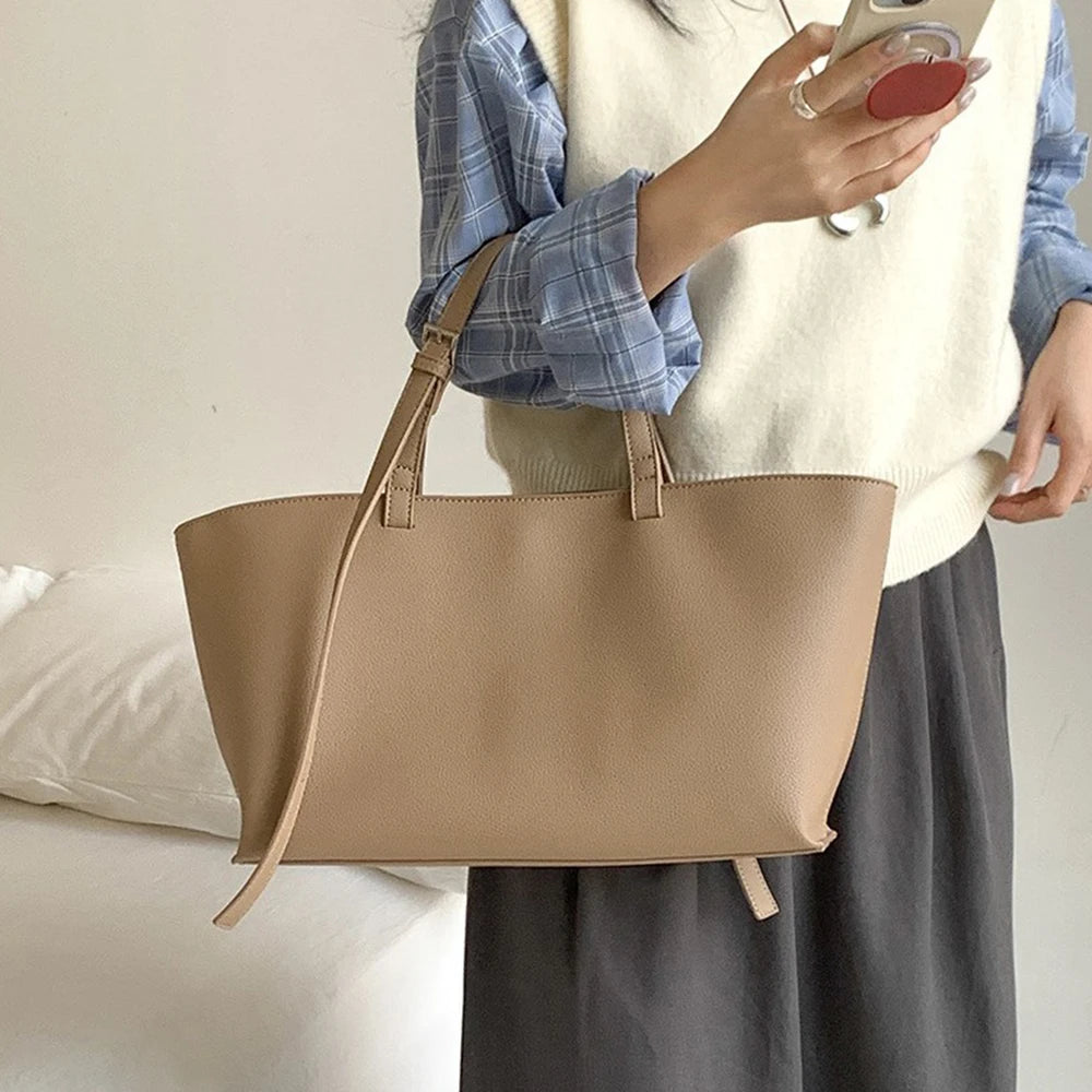 Casual Soft Tote Women Bag PU Leather Shoulder Bags for Women 2026 NEW High Quality Handbags and Purses Large Shopper Purses Casual Soft Tote Women Bag PU Leather Shoulder Bags for Women 2026 NEW High Quality Handbags and Purses Large Shopper Purses