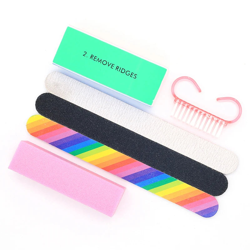 Nail Art Buffer Grinder Buffing Block White Nail File For Pedicure Tips Manicure Care Sponge Buffer Gel Polish Accessories Tools Nail Art Buffer Grinder Buffing Block White Nail File For Pedicure Tips Manicure Care Sponge Buffer Gel Polish Accessories Tools