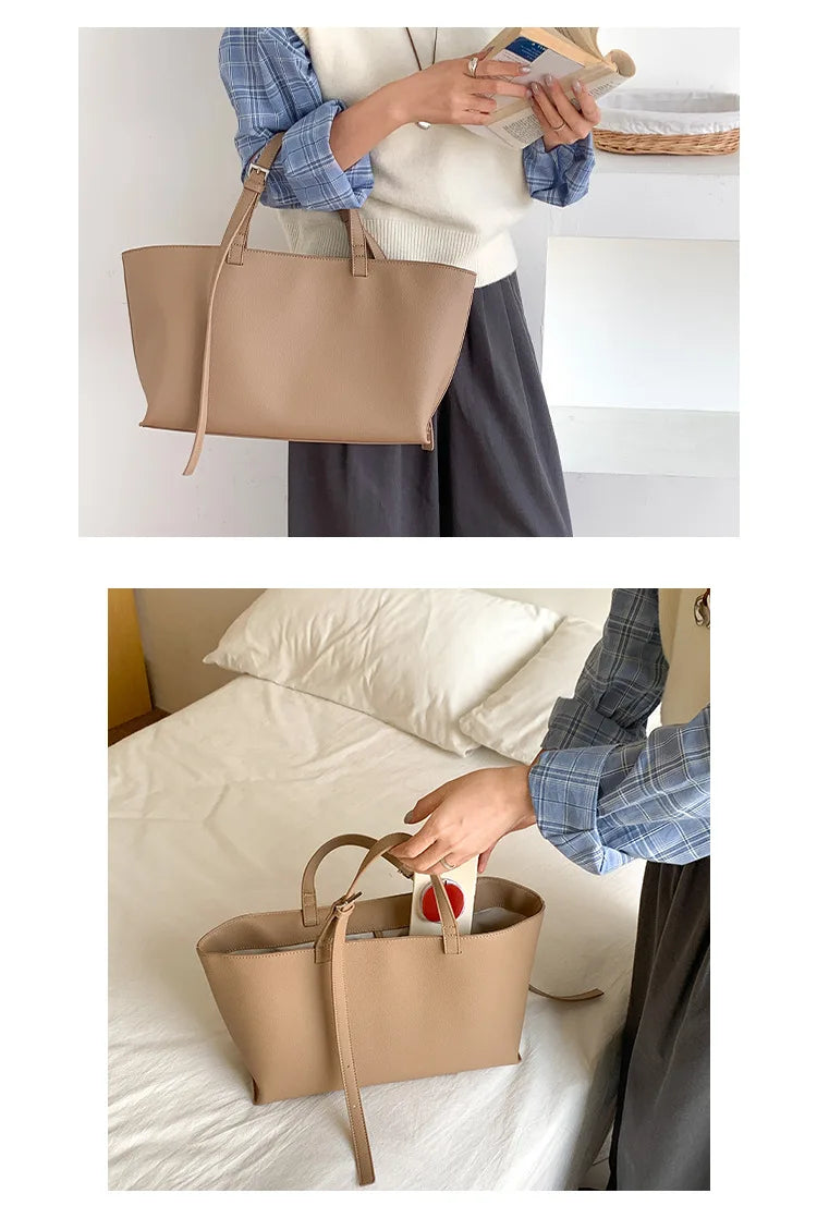 Casual Soft Tote Women Bag PU Leather Shoulder Bags for Women 2026 NEW High Quality Handbags and Purses Large Shopper Purses Casual Soft Tote Women Bag PU Leather Shoulder Bags for Women 2026 NEW High Quality Handbags and Purses Large Shopper Purses