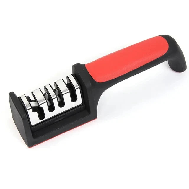 Kitchen 4-Segment Knife Sharpener Household Multi-Functional Hand-Held 4-Purpose Black Sharpening Stone Quick Knife Sharpener Kitchen 4-Segment Knife Sharpener Household Multi-Functional Hand-Held 4-Purpose Black Sharpening Stone Quick Knife Sharpener