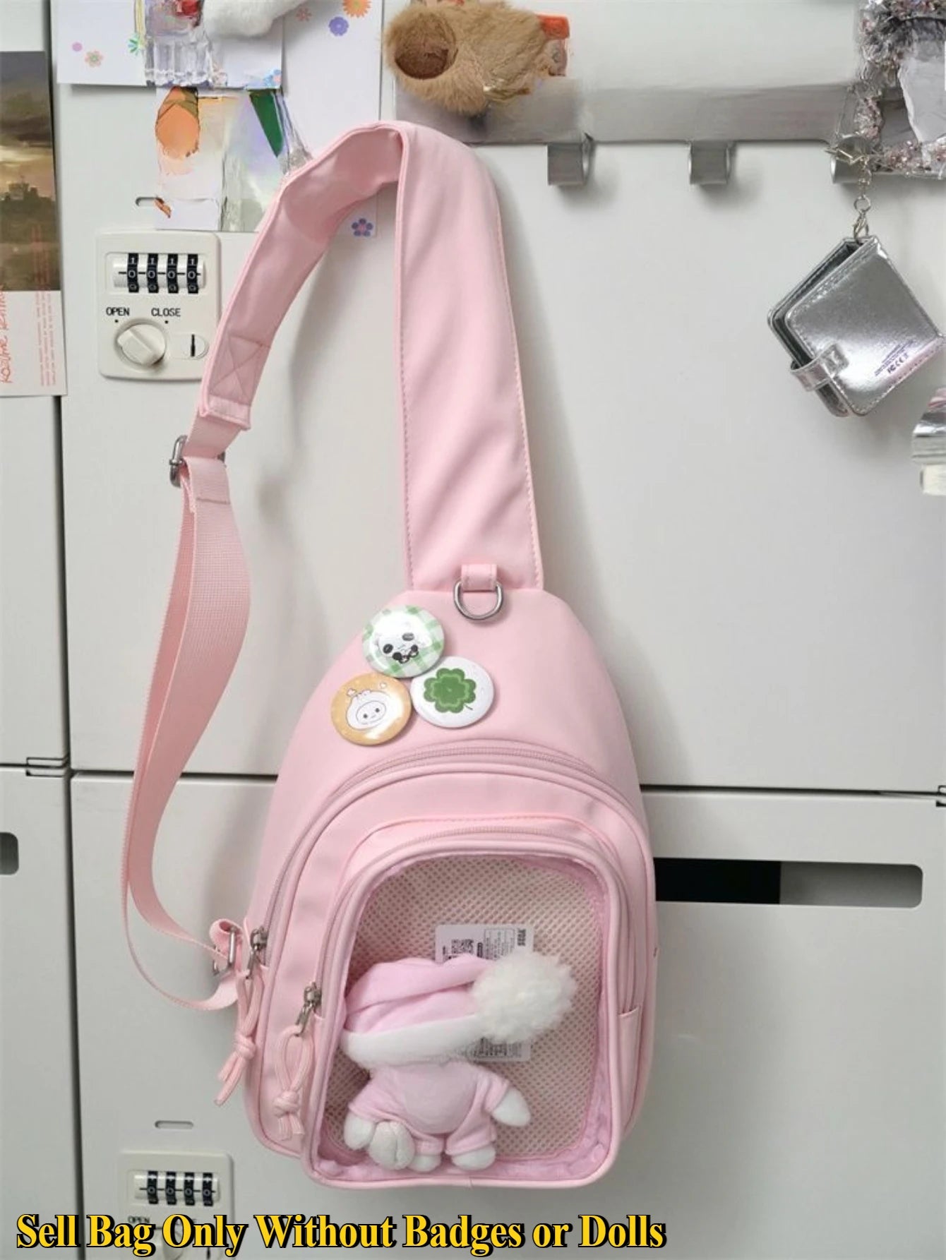 Kawaii Japanese Itabag Girls Soft Nylon Backpack Crossbody Bags 10CM Doll Ita Bag Women With Display Plate Cross Body Sling Bag Kawaii Japanese Itabag Girls Soft Nylon Backpack Crossbody Bags 10CM Doll Ita Bag Women With Display Plate Cross Body Sling Bag