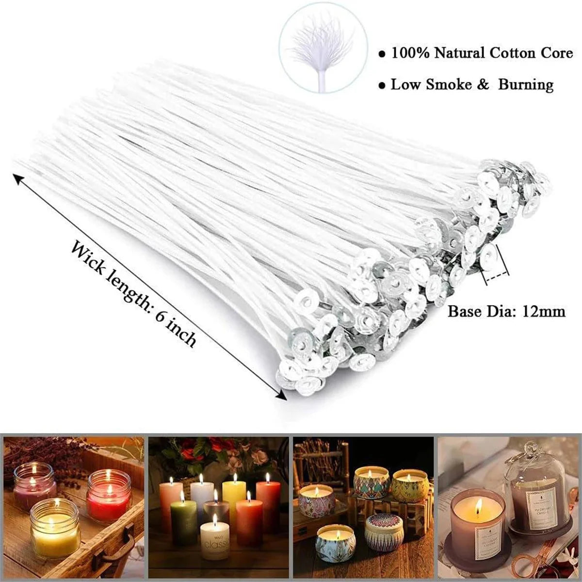 DIY Candle Making Tools Kit - Includes Pouring Pot Wax Melting Material Aromatherapy Wicks & Holder for Crafting Homemade Candle DIY Candle Making Tools Kit - Includes Pouring Pot Wax Melting Material Aromatherapy Wicks & Holder for Crafting Homemade Candle
