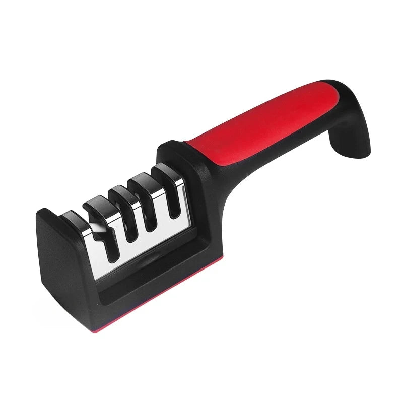 3 Segment Kitchen Knife Sharpener Household Multi-Functional Hand-Held 3/4-Purpose Black Sharpening Stone Sharp Knife Tools 3 Segment Kitchen Knife Sharpener Household Multi-Functional Hand-Held 3/4-Purpose Black Sharpening Stone Sharp Knife Tools
