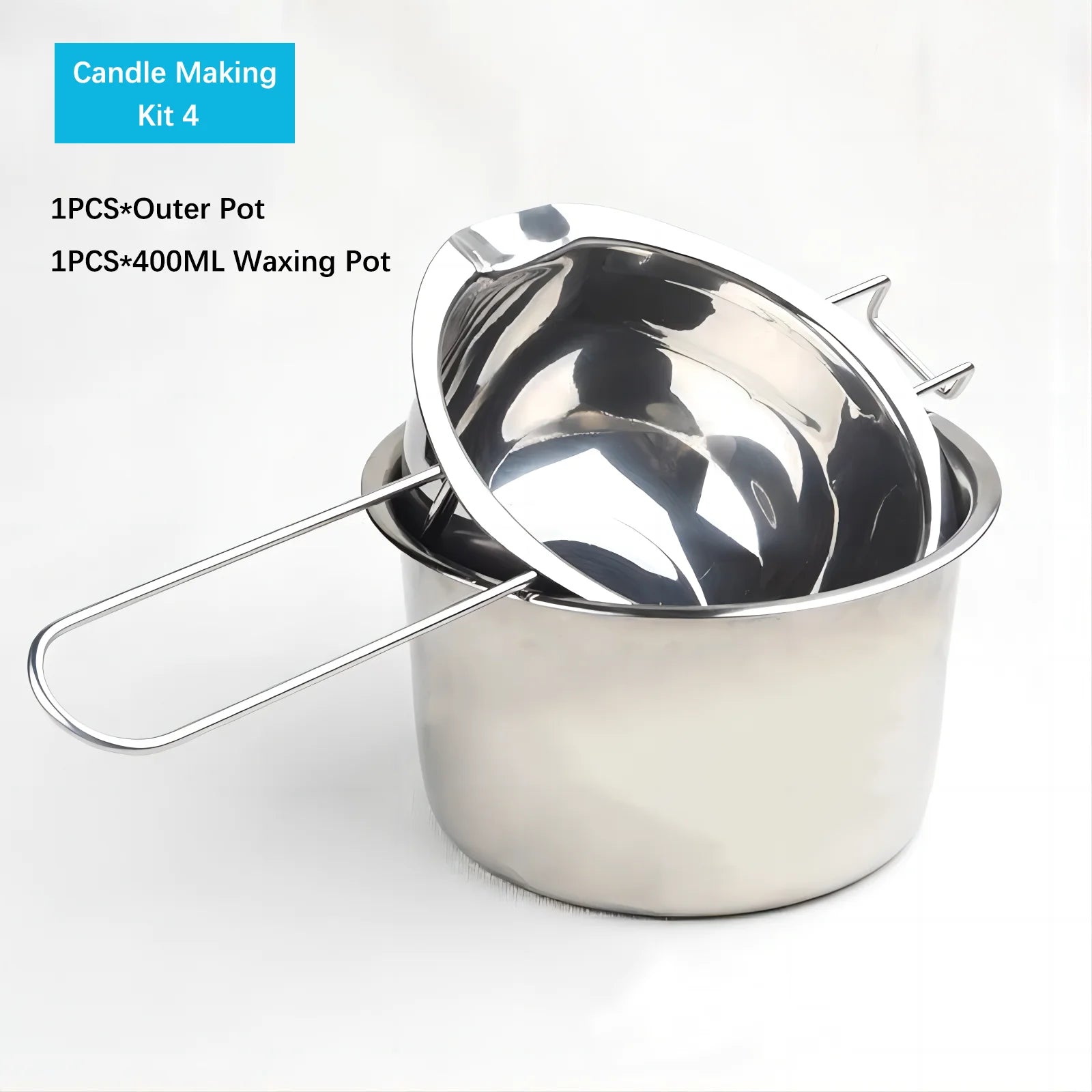 DIY Candle Making Tools Kit - Includes Pouring Pot Wax Melting Material Aromatherapy Wicks & Holder for Crafting Homemade Candle DIY Candle Making Tools Kit - Includes Pouring Pot Wax Melting Material Aromatherapy Wicks & Holder for Crafting Homemade Candle