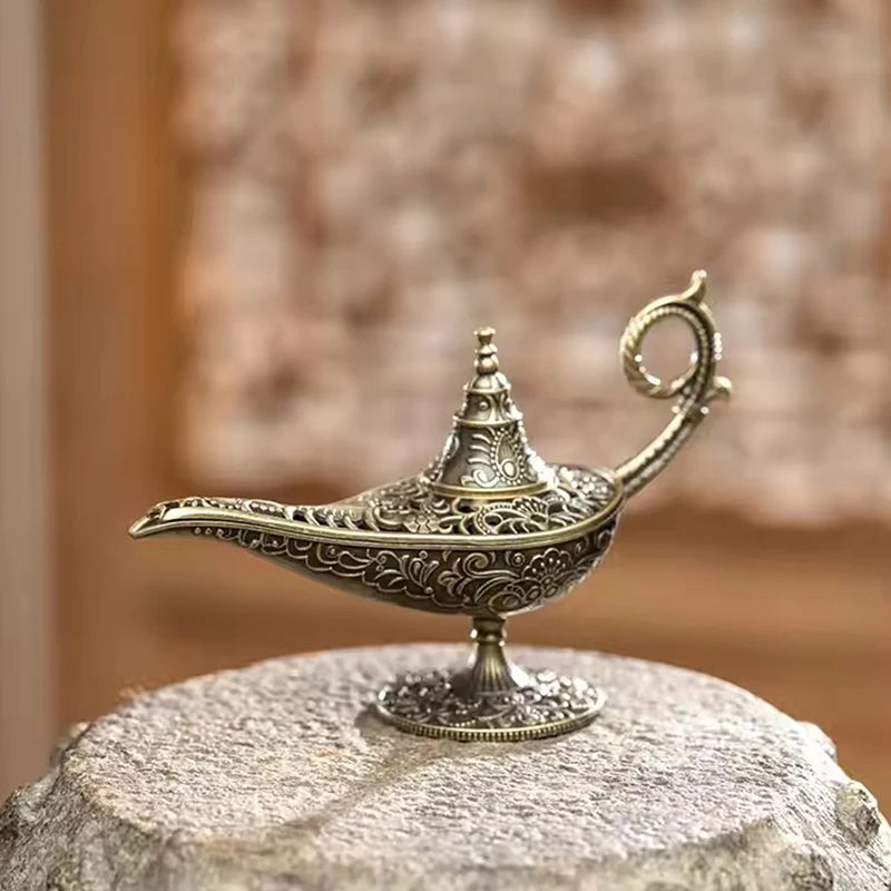 Hot Sale Antique Style Lamp Metal Incense Burner Scented & Unscented Candle Holder Home Decor Gift Arabic Incense Burner Hot Sale Antique Style Lamp Metal Incense Burner Scented & Unscented Candle Holder Home Decor Gift Arabic Incense Burner