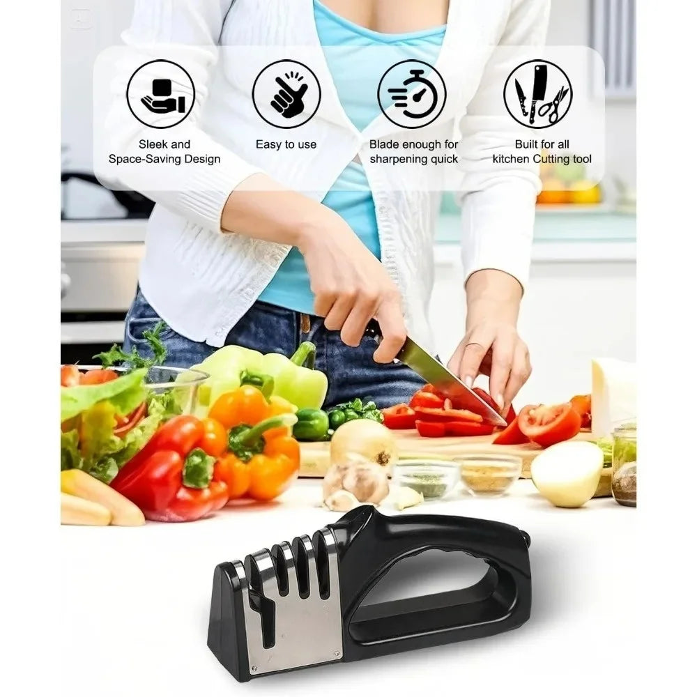 Kitchen Knife Sharpener 4 Segment Household Multi-Functional Knife Sharpener Hand-Held Sharpening Stone Kitchen Gadgets Supplies Kitchen Knife Sharpener 4 Segment Household Multi-Functional Knife Sharpener Hand-Held Sharpening Stone Kitchen Gadgets Supplies
