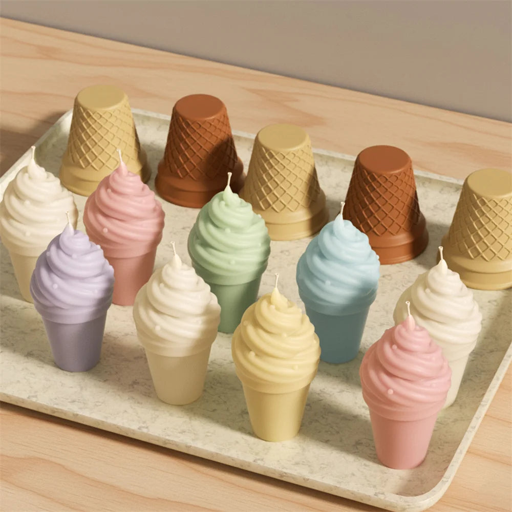Boowan Nicole Ice Cream Candle Jar Concrete Silicone Mould DIY Jesmonite Mold Home Decoration Tools Boowan Nicole Ice Cream Candle Jar Concrete Silicone Mould DIY Jesmonite Mold Home Decoration Tools