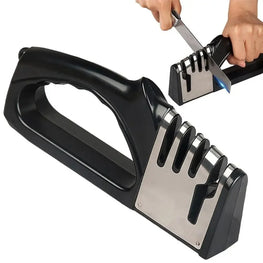 Kitchen Knife Sharpener 4 Segment Household Multi-Functional Knife Sharpener Hand-Held Sharpening Stone Kitchen Gadgets Supplies