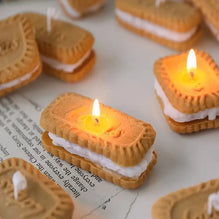 Cookies Aromatherapy Candle Creative Cookies Aromatherapy Candle Wedding Accompaniment Gifts Family Bedroom Decor