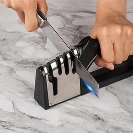 Kitchen Knife Sharpener 4 Segment Household Multi-Functional Knife Sharpener Hand-Held Sharpening Stone Kitchen Gadgets Supplies