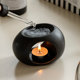 Ceramic Candle Heating Holder Essential Oil Burner Reed Diffuser Furnace Household Spa Salon Liqulid Aromatherapy Incense Burner