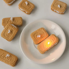 Cookies Aromatherapy Candle Creative Cookies Aromatherapy Candle Wedding Accompaniment Gifts Family Bedroom Decor
